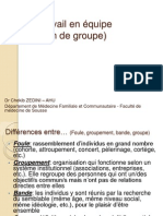 le travail de groupe (ED 1ère année)