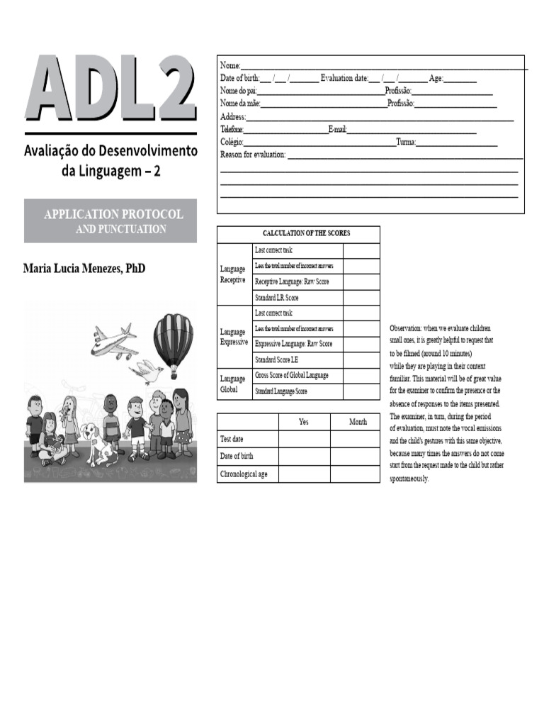 ADL2 Protocol - Part 2 | PDF | Communication | Gesture