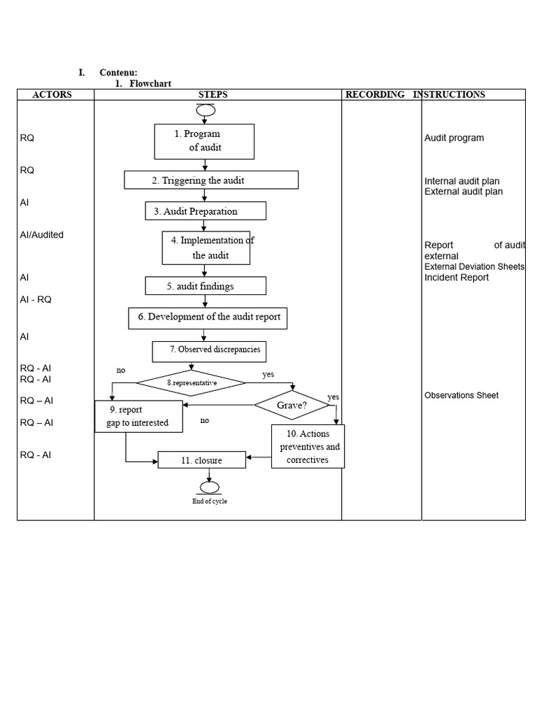 Audit Process Flowchart and Guidelines | PDF | Audit | Chess Theory