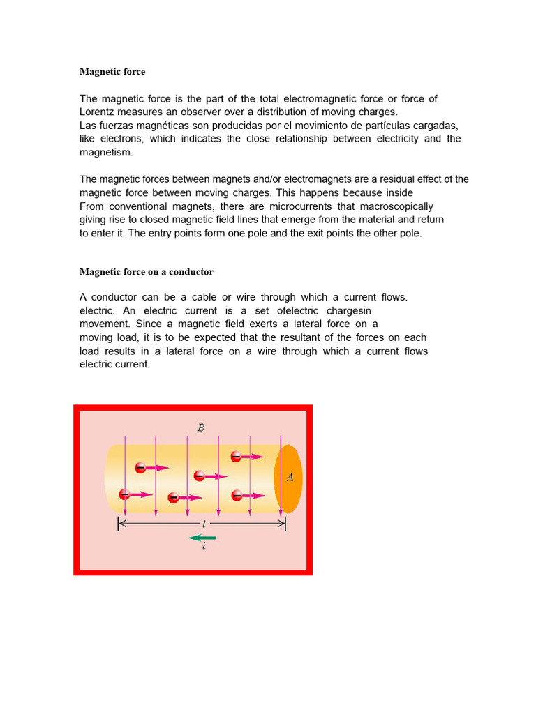 Understanding Magnetic Force and Laws | PDF | Magnetic Field | Force