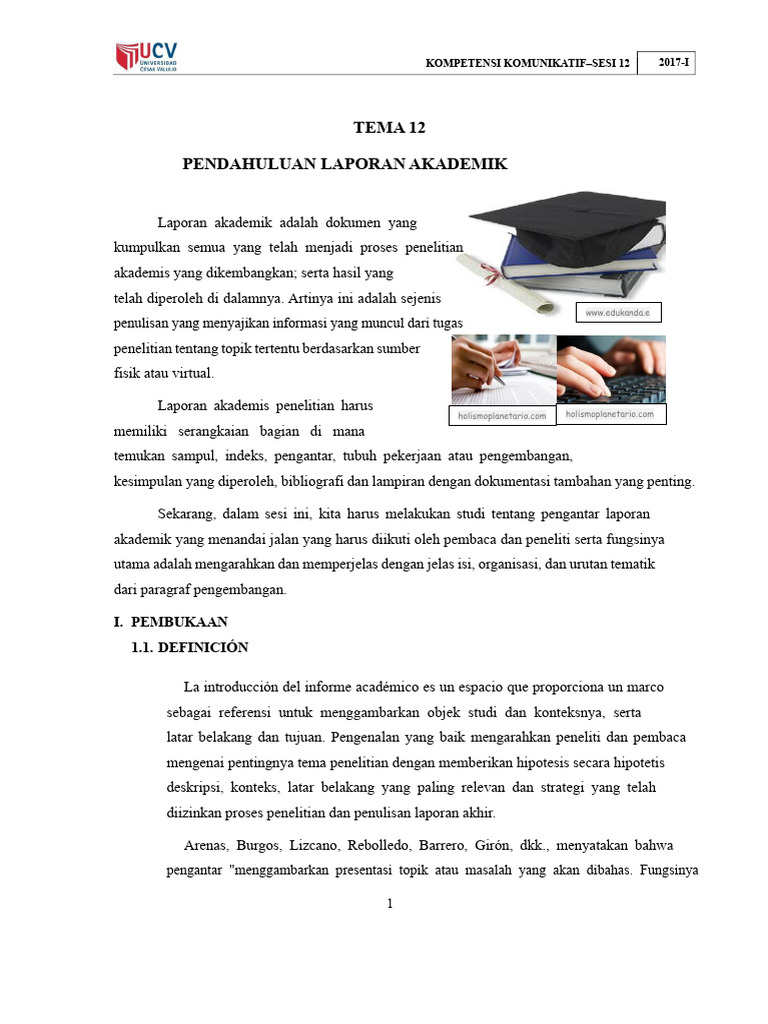 Pengantar Laporan Akademik | PDF