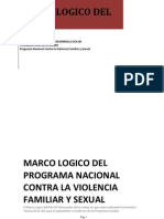 Marco Logico de Abuso Sexual en La Familia Ministerio de La Mujer