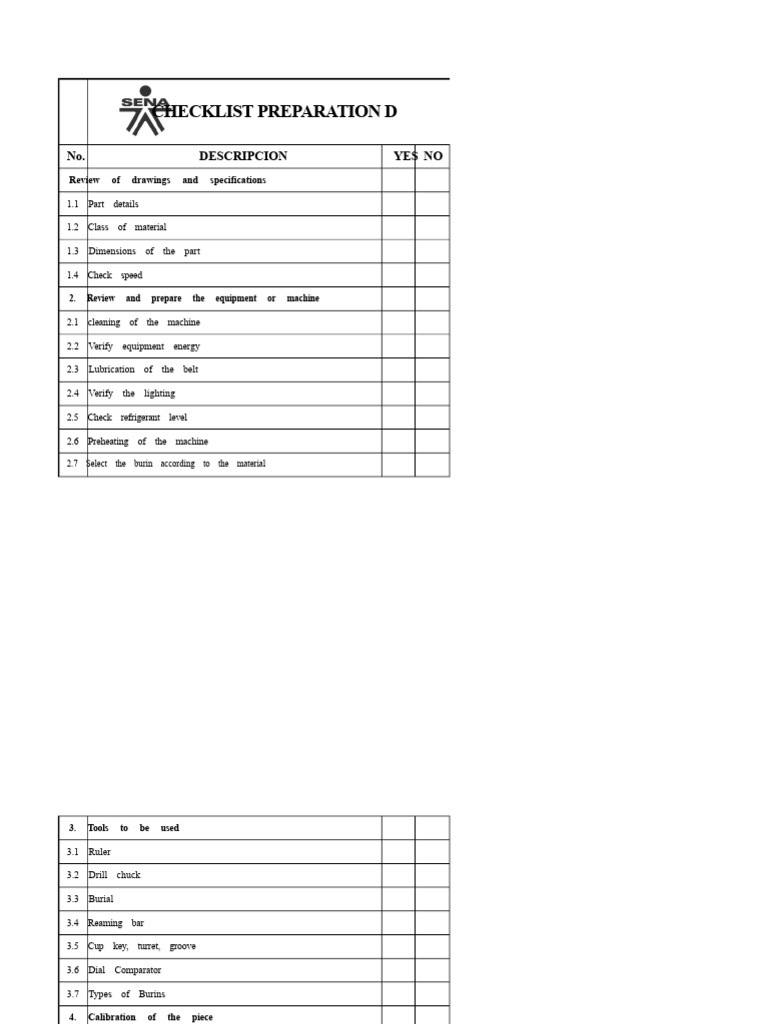 Mechanized Checklist | PDF | Welding | Construction