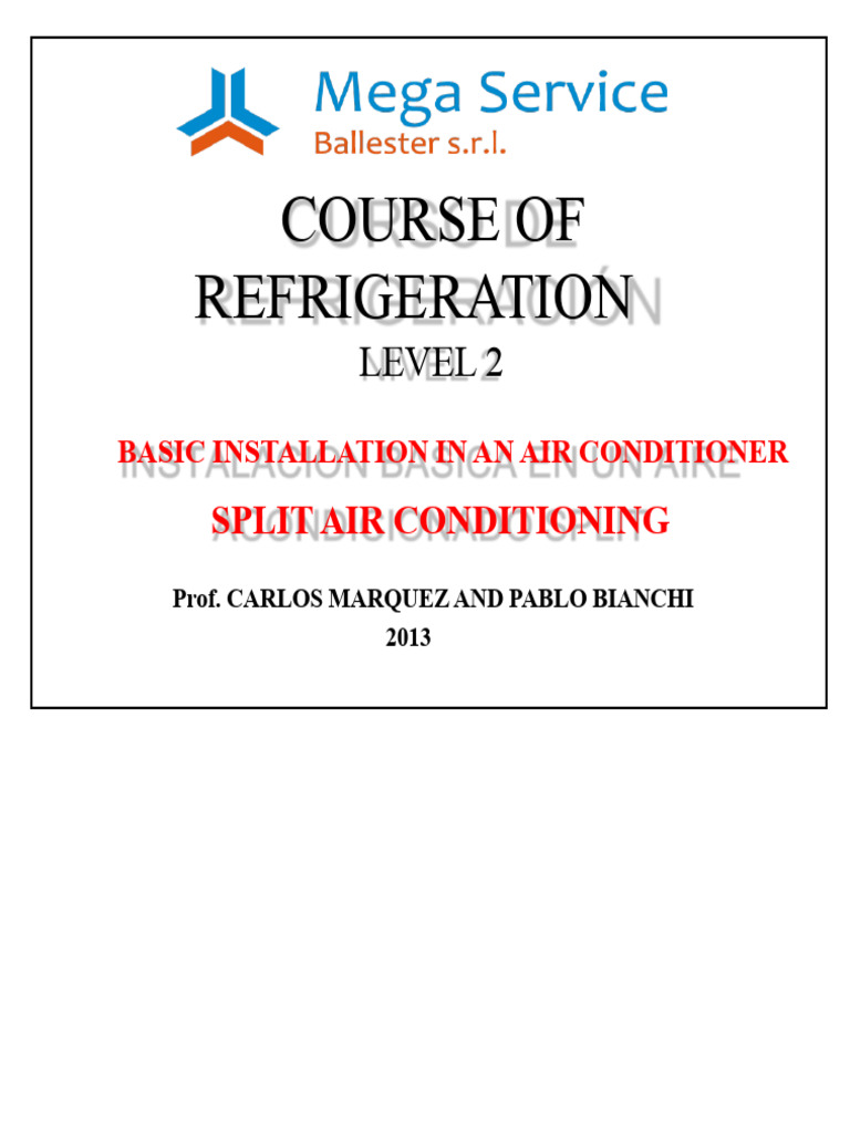 Split Air Conditioner Installation Guide | PDF | Air Conditioning ...