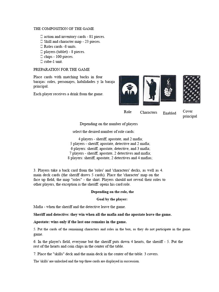 Game Setup and Rules Overview | PDF | Playing Cards | Tabletop Games