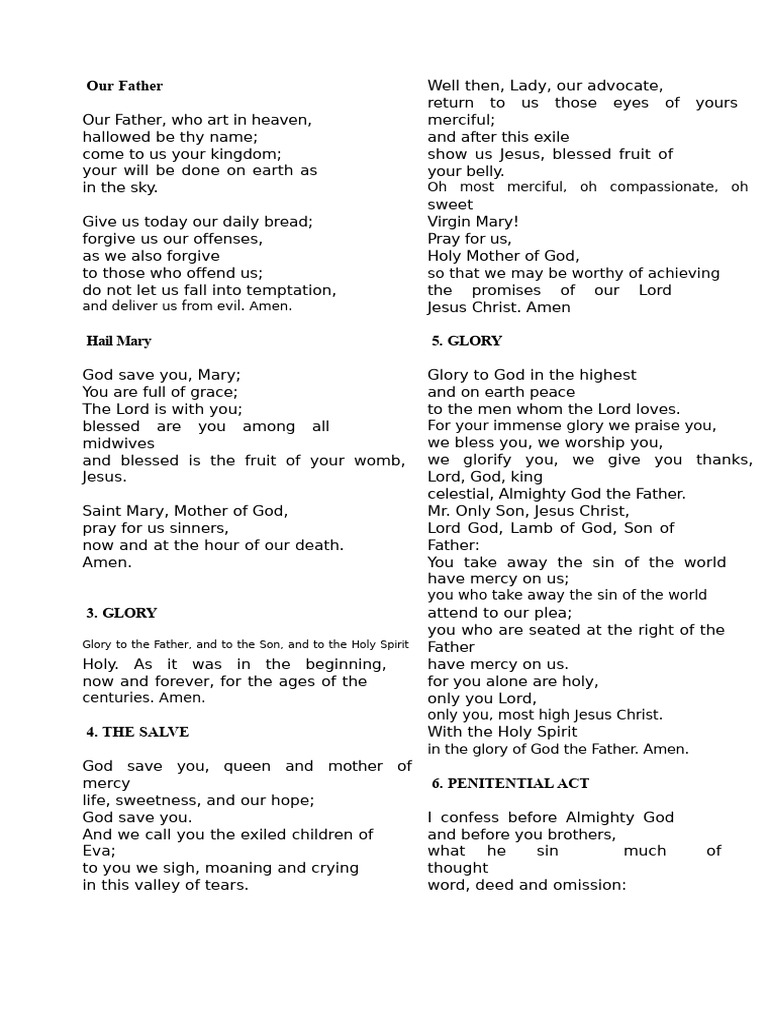 Sentences | PDF | God The Father | God In Christianity
