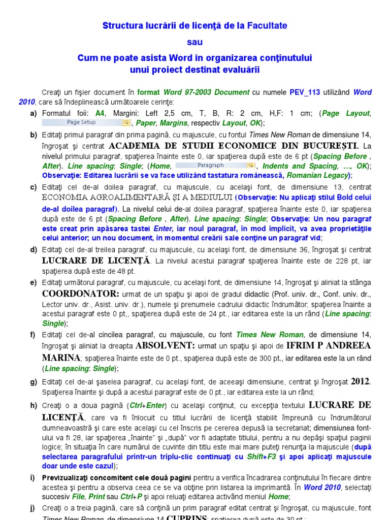 Licenta Ase | PDF