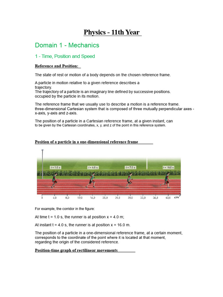 Physics Summaries 11 | PDF