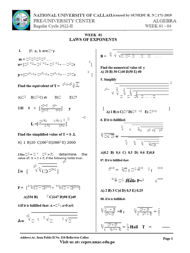 Algebra First Month | PDF | Polynomial | Algebra