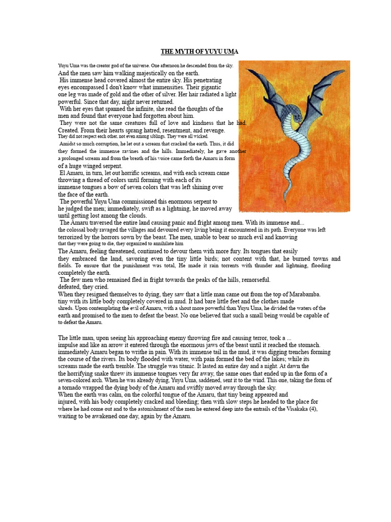 Yuyu Uma: Creator God Legend | PDF