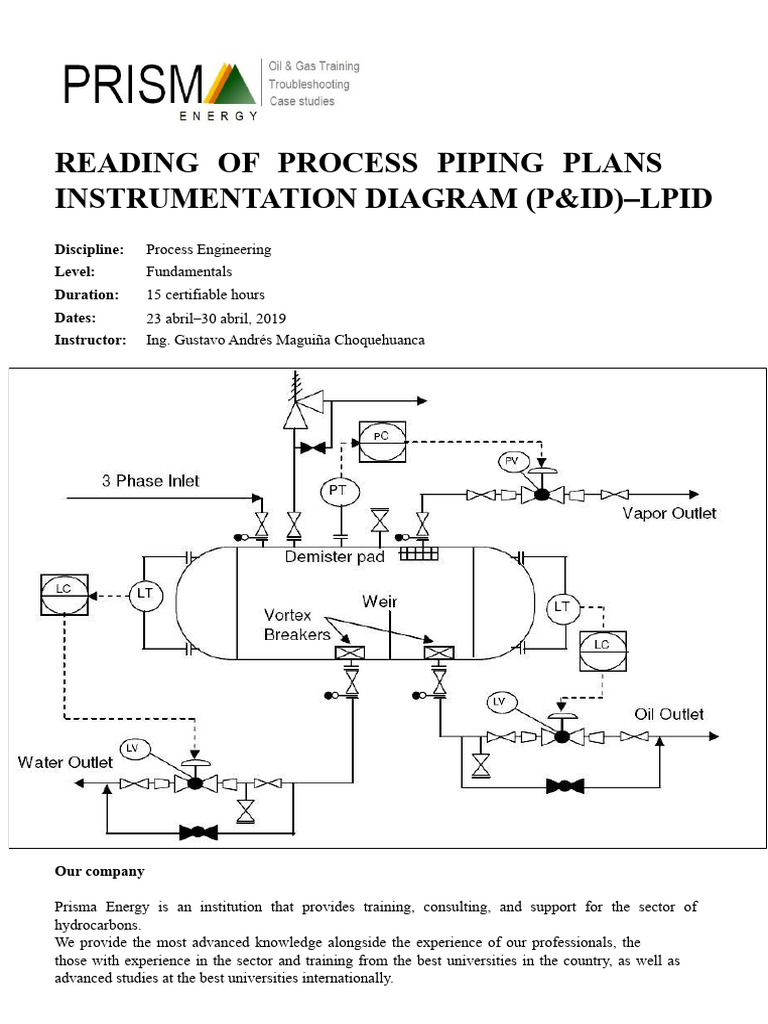 P&ID Process Diagram Training Course | PDF | Process Engineering ...