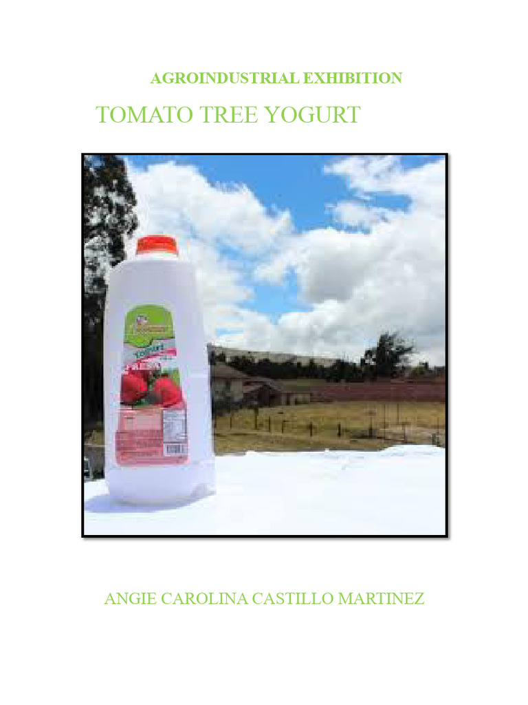 Tree Tomato Yogurt Feasibility Study | PDF | Fruit Preserves | Tomato