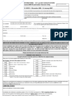 Edexcel Gce Registration Form May-June 2009