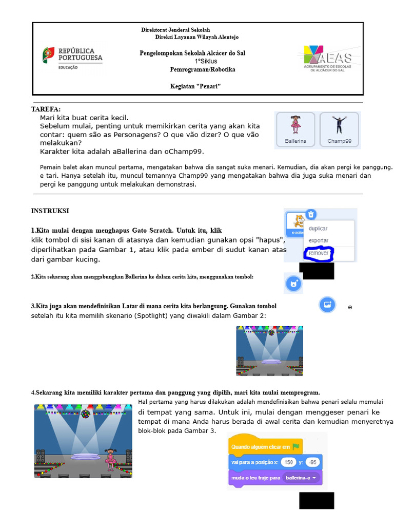 Pemrograman Cerita Penari dan Champ99 | PDF