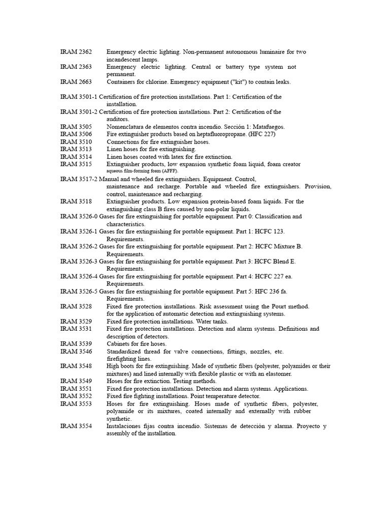 Fire Safety Standards and Equipment Guide | PDF | Firefighting | Fire ...