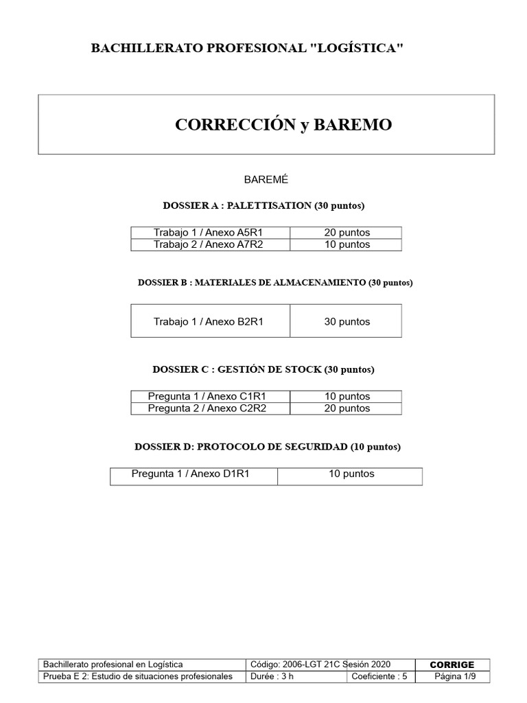 E2 Corrige BCP Log Septiembre 2020 | PDF
