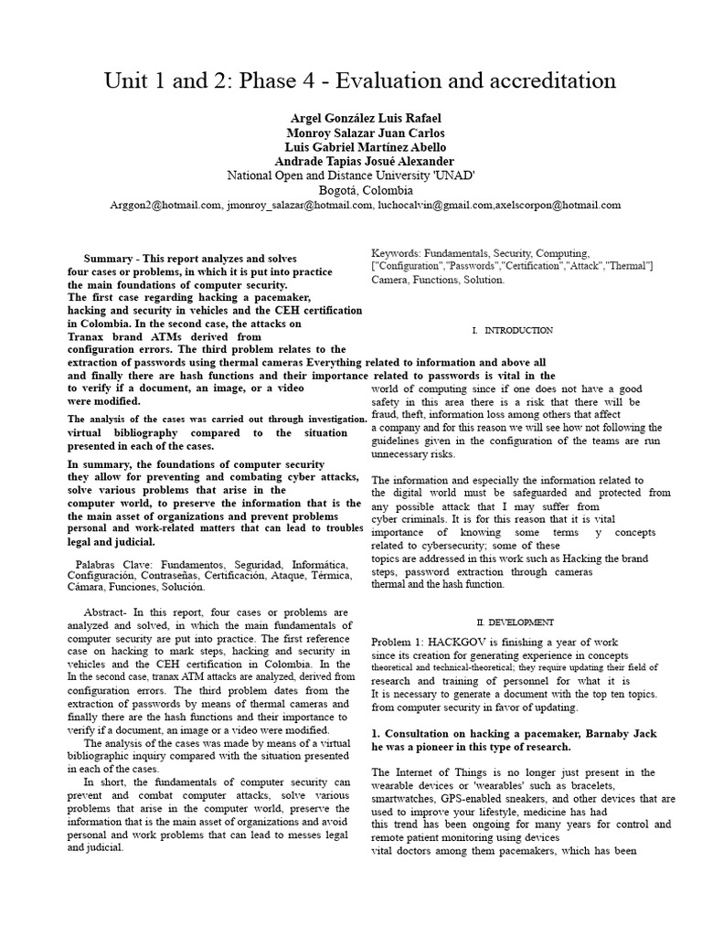 PHASE 4 GROUP 7 Evaluation and Accreditation Consolidated | PDF ...