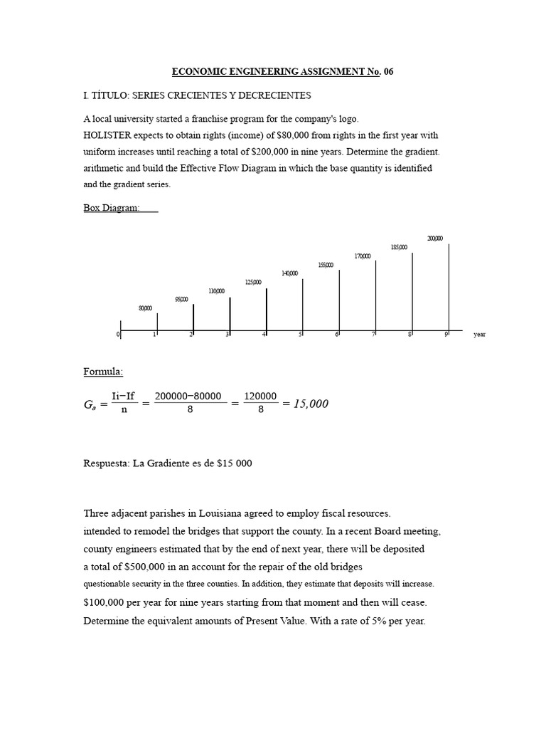 Engineering Economics Assignment | PDF | Interest | Present Value