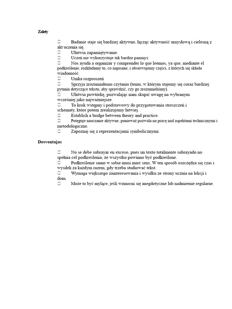 Metoda Nauki EPLER | PDF