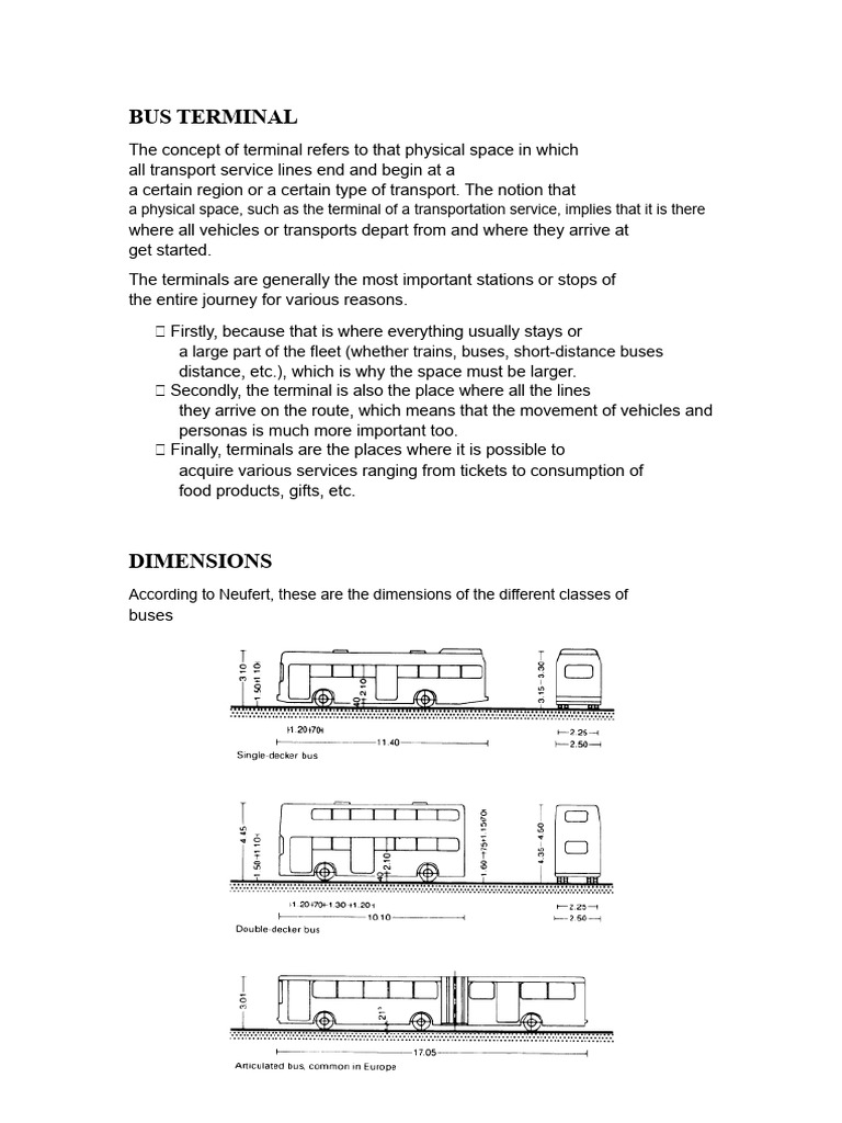 Comprehensive Guide to Bus Terminals | PDF | Truss | Bus