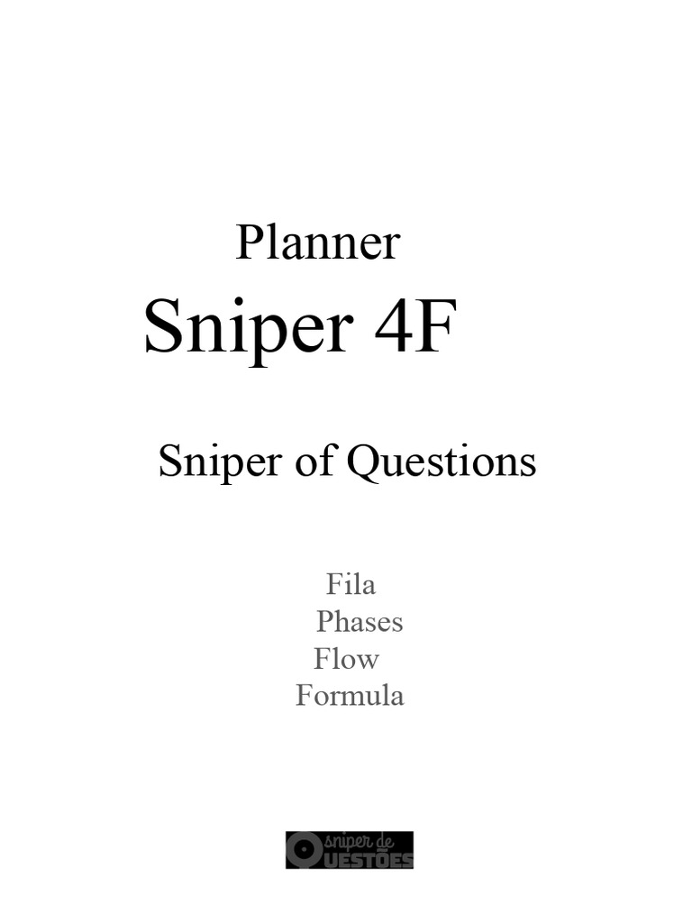 Planner 4F Sniper of This Quest | PDF | Physics
