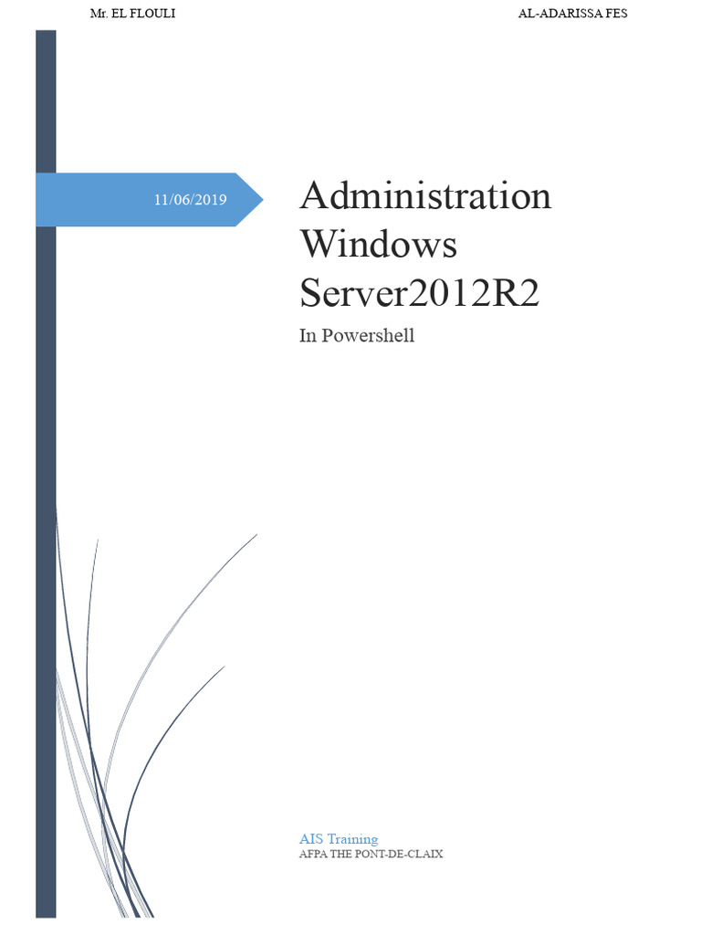 Administration Windows Server2012R2: in Powershell | PDF | Domain Name ...