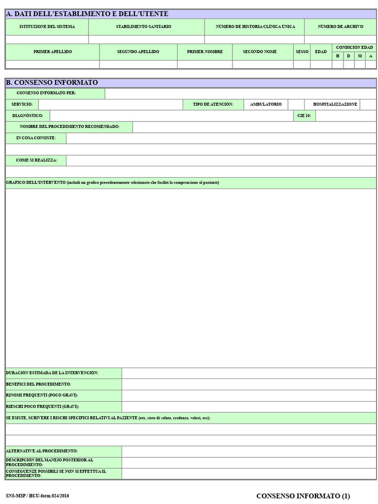 024 Consenso Informato 2021 | PDF