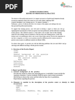 Best Practicum Report Format Guide | PDF | Psychotherapy | Counseling ...