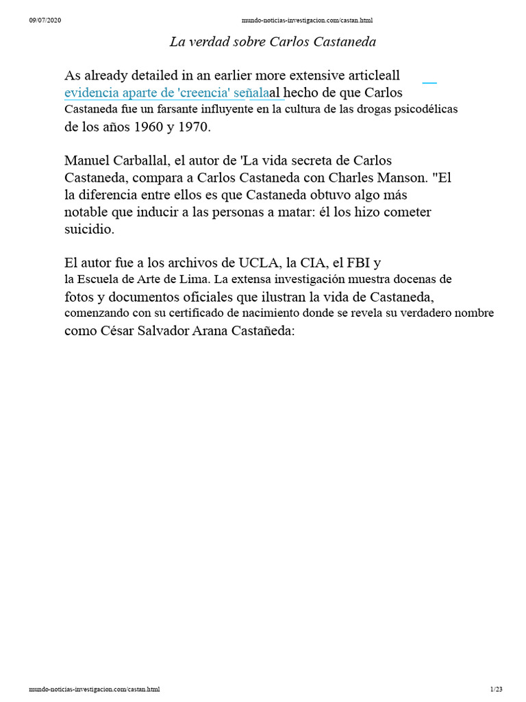 Castaña | PDF