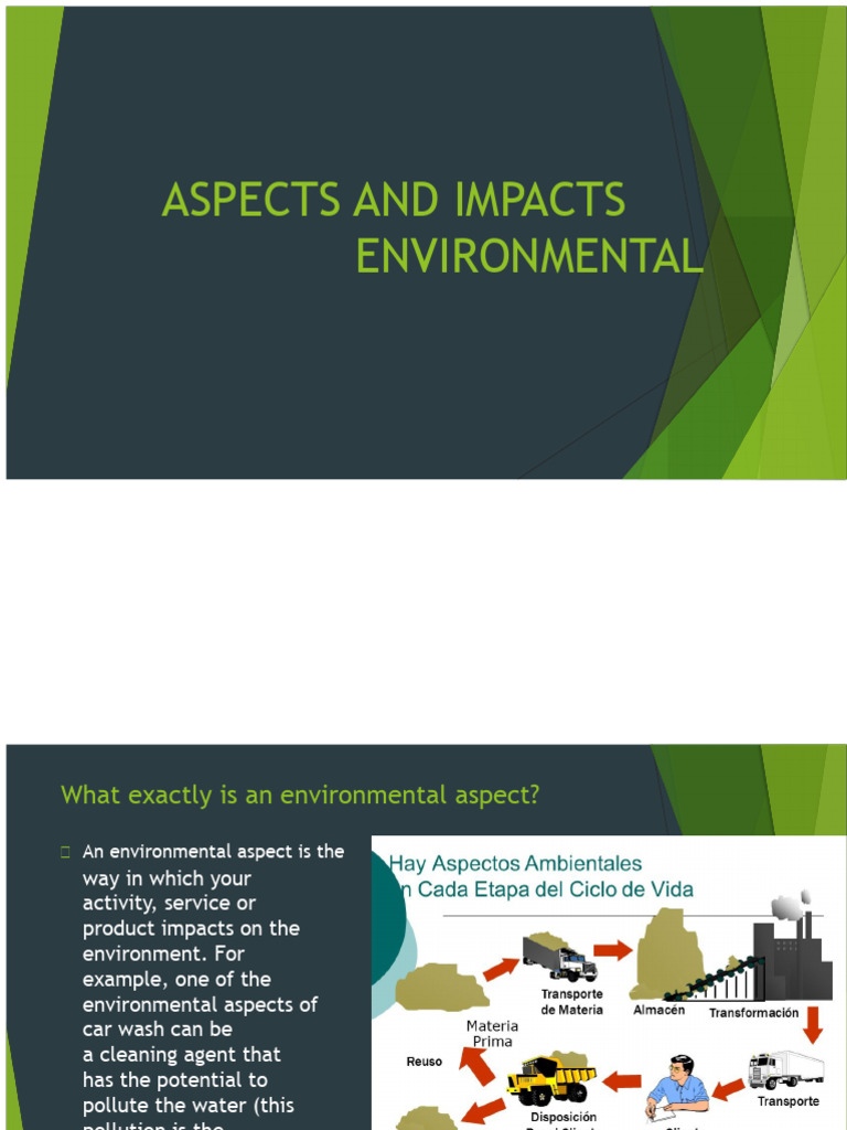 Environmental Aspects and Impacts | PDF | Natural Environment
