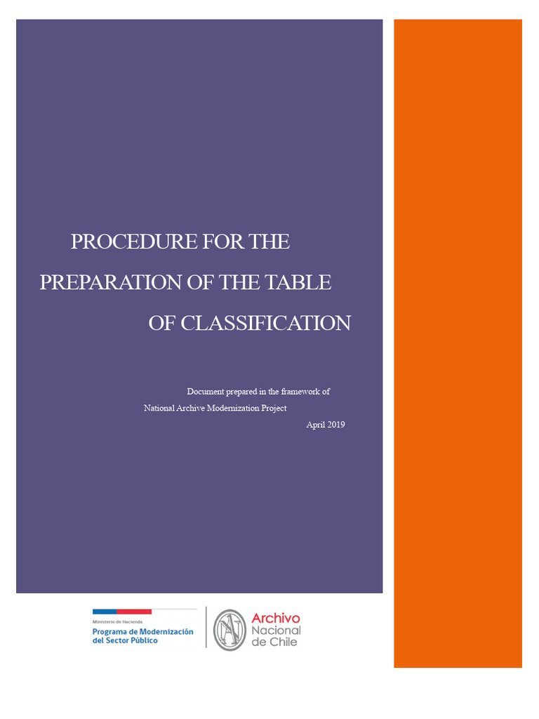 Document Classification Procedure Guide | PDF | Hierarchy | Information