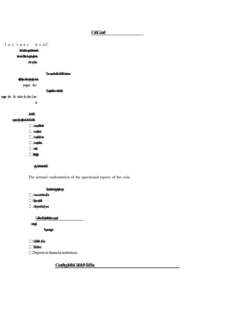 Effective Cash Control Procedures | PDF | Cash | Financial Accounting