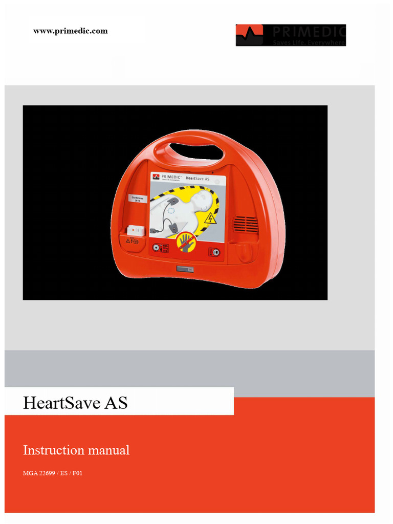 HeartSave AS Instruction Manual | PDF | Cardiopulmonary Resuscitation ...