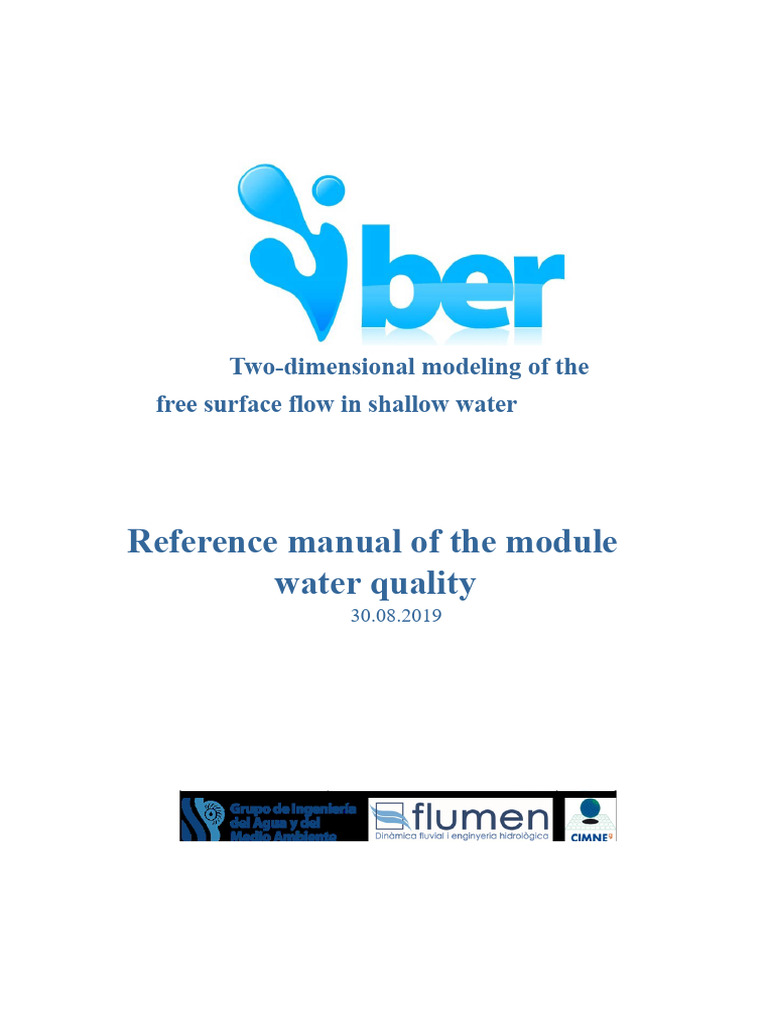 Shallow Water Flow Quality Modeling Guide | PDF | Nitrate | Phytoplankton