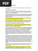 DOCUMENTOS E DOCUMENTAÇÃO