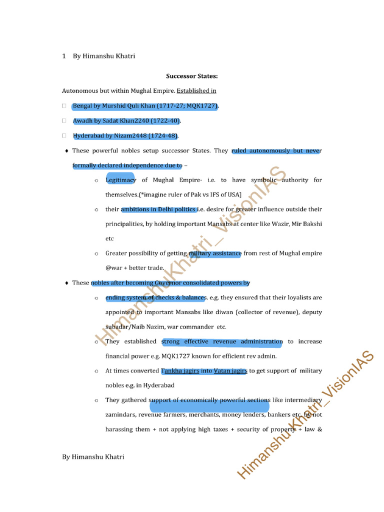 02.2 Successor States | PDF