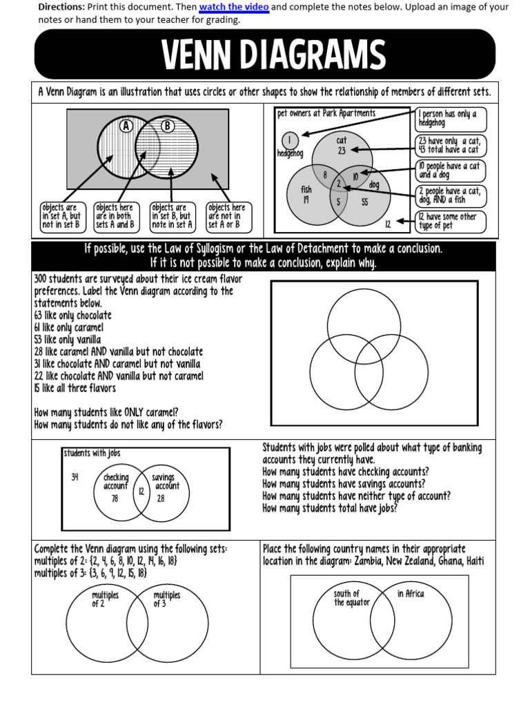 Understanding Venn Diagrams | PDF