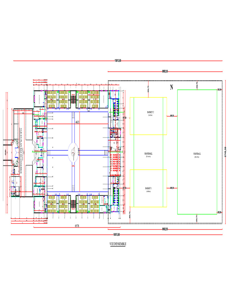 COLLEGES A BASE 4 - PDDIVS - Plan d'Ensemble+clÃ Ture+guã© Rite | PDF
