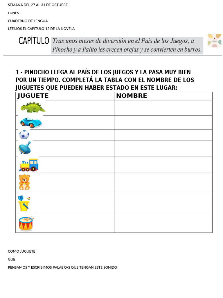 Semana Del 27 Al 31 de Octubre | PDF | Semilla | Botánica