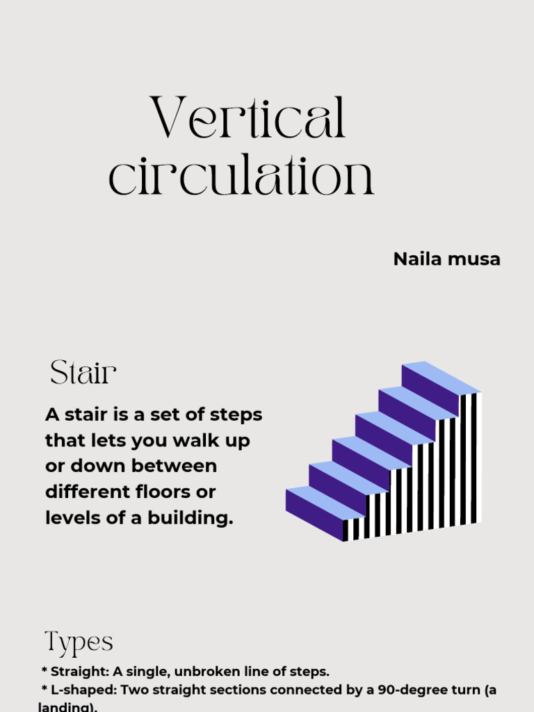 Vertical Circulation PDF | PDF | Stairs | Elevator