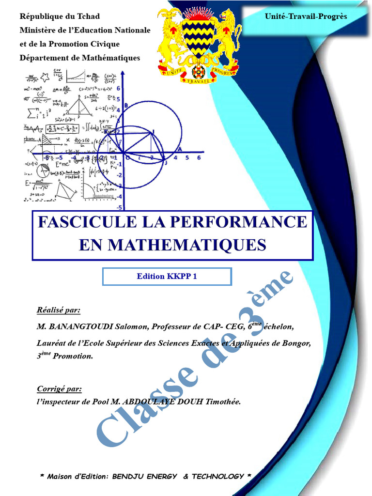 Mathématiques Tchad : Exercices BEF | PDF | Mathématiques