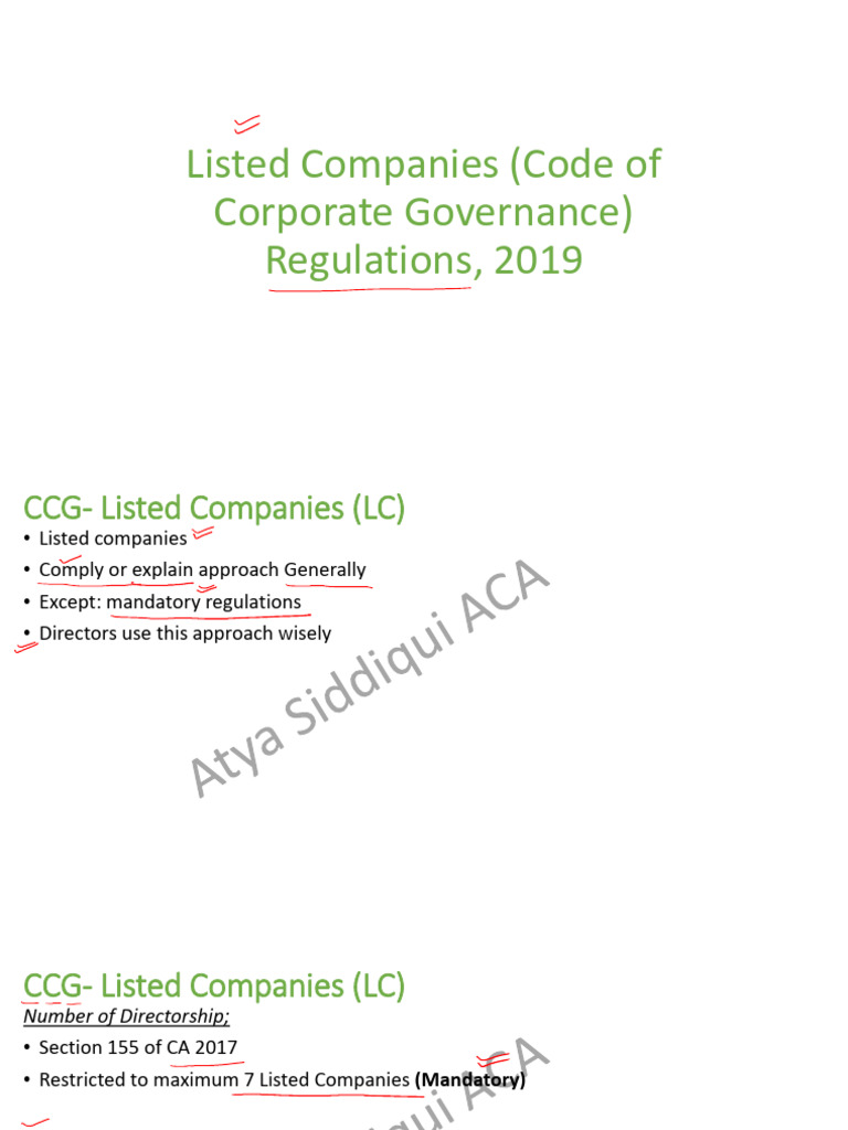 2019 Corporate Governance Regulations for Listed Companies | PDF ...