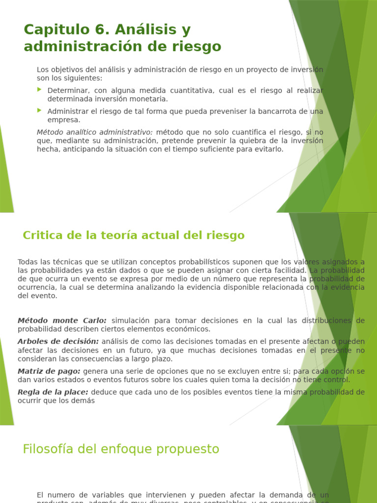 Análisis y Gestión de Riesgos en Inversiones | PDF | Probabilidad | Riesgo