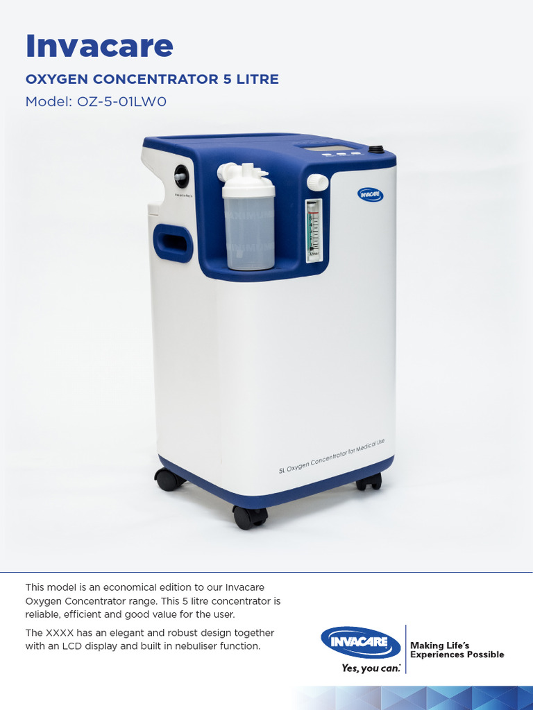 Invacare 5L Oxygen Concentrator Review | PDF