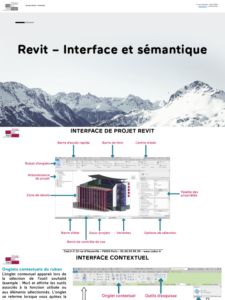 Guide de l'interface Revit et gabarits | PDF | Informatique