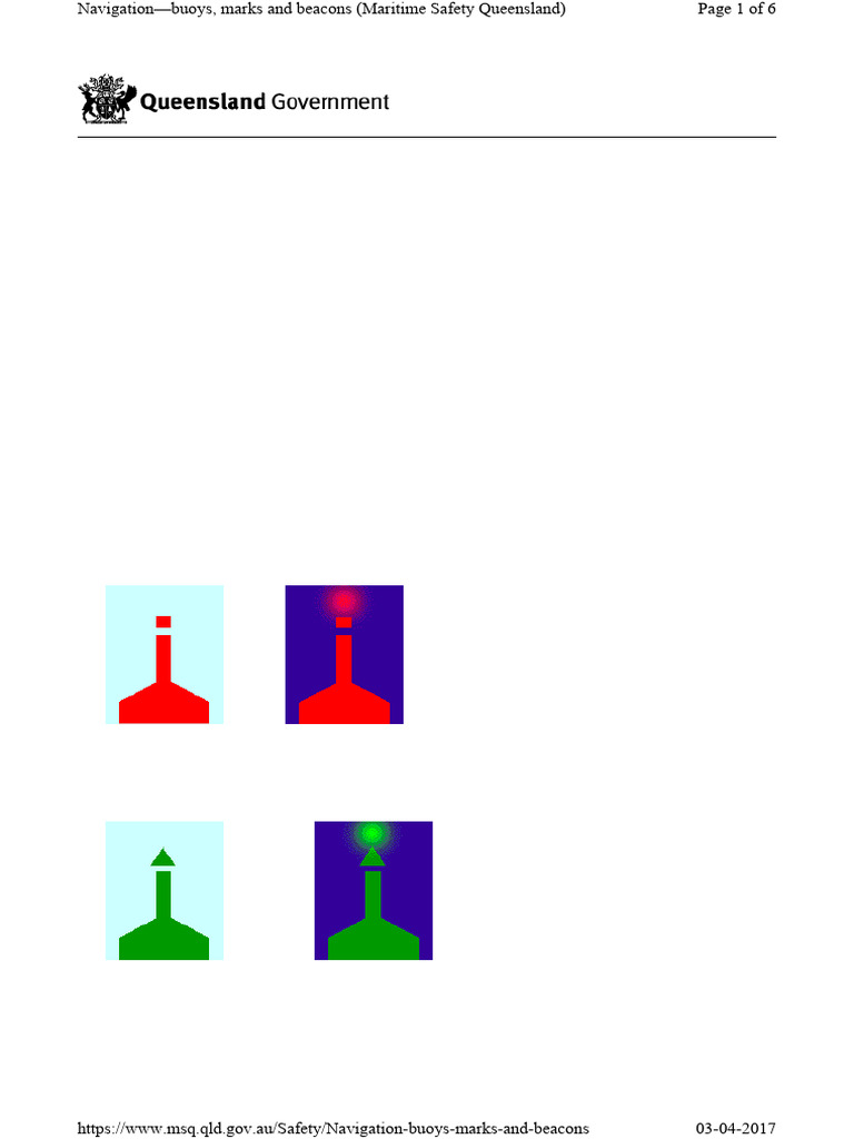 Understanding Navigation Buoys and Marks | PDF | Navigation