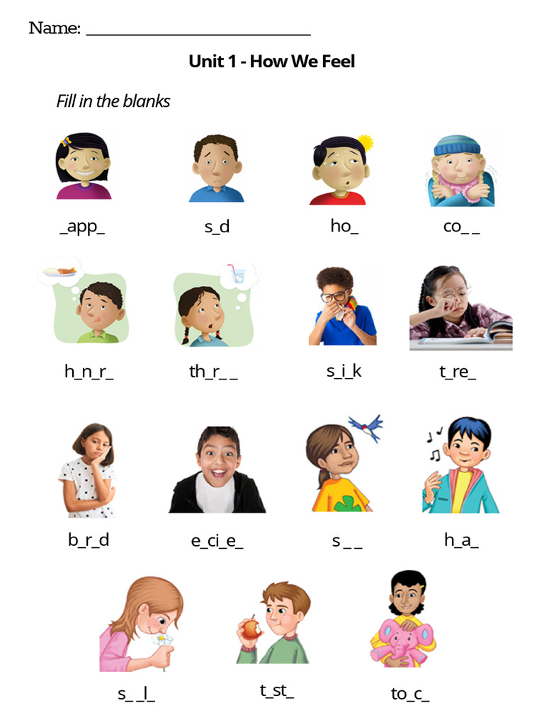 Fill in the Blanks Activity Guide | PDF