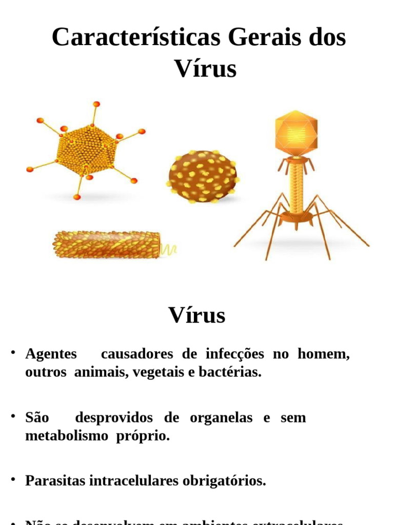 Estrutura e Características dos Vírus | PDF | Vírus | Célula (Biologia)