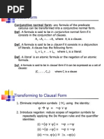 First Order Logic Resolution