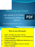 Language Paper Exam Support